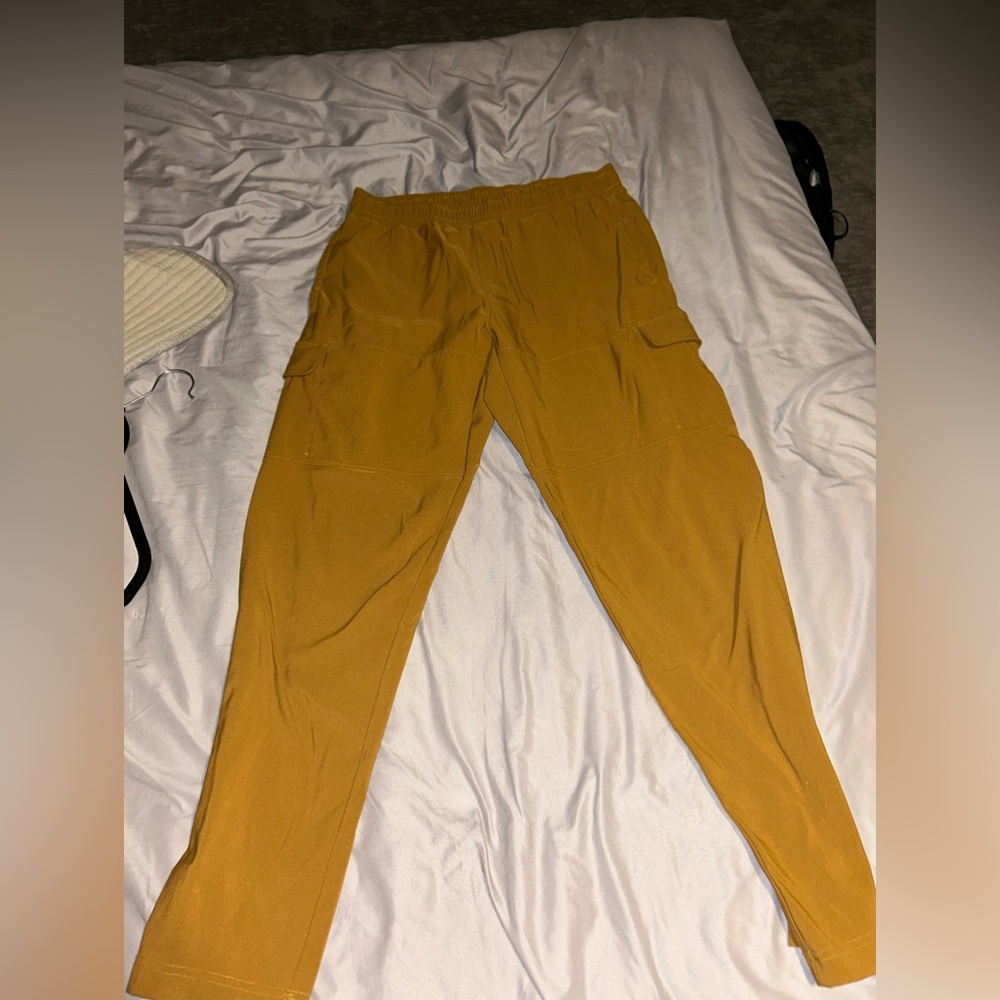 Khaki joggers from target brand, size medium